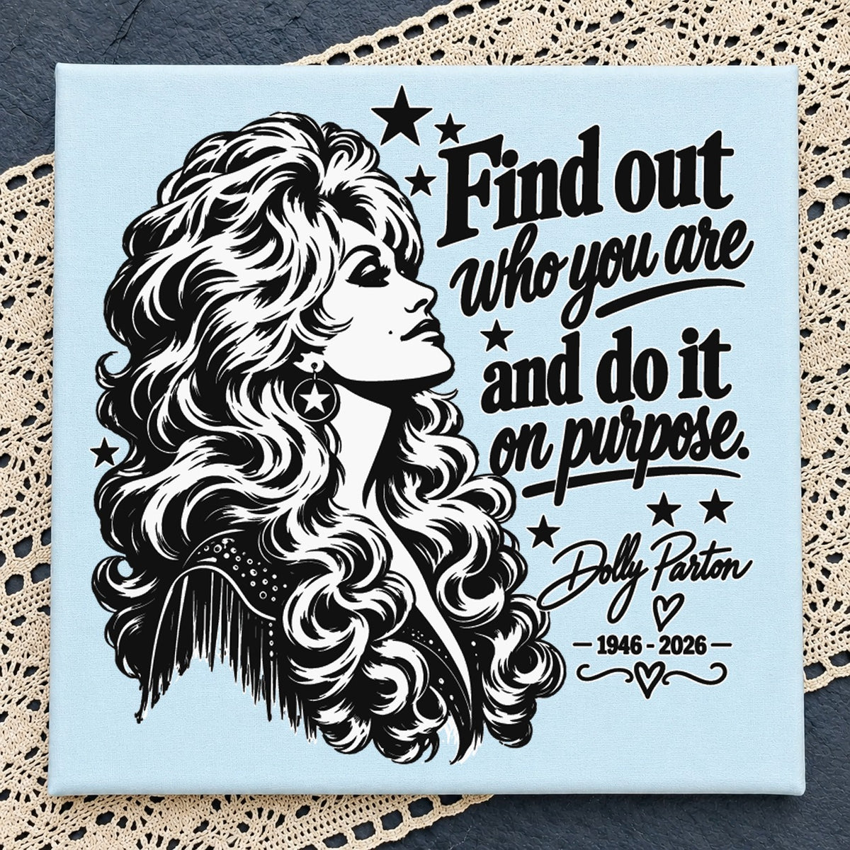 Dolly Parton Find Out Who You Are Quote Cricut Clipart SVG
