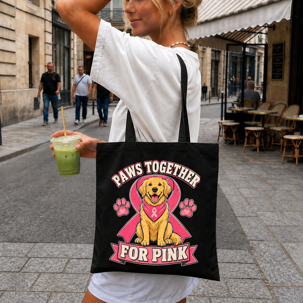 Paws Together For Pink Dog Breast Cancer Awareness PNG