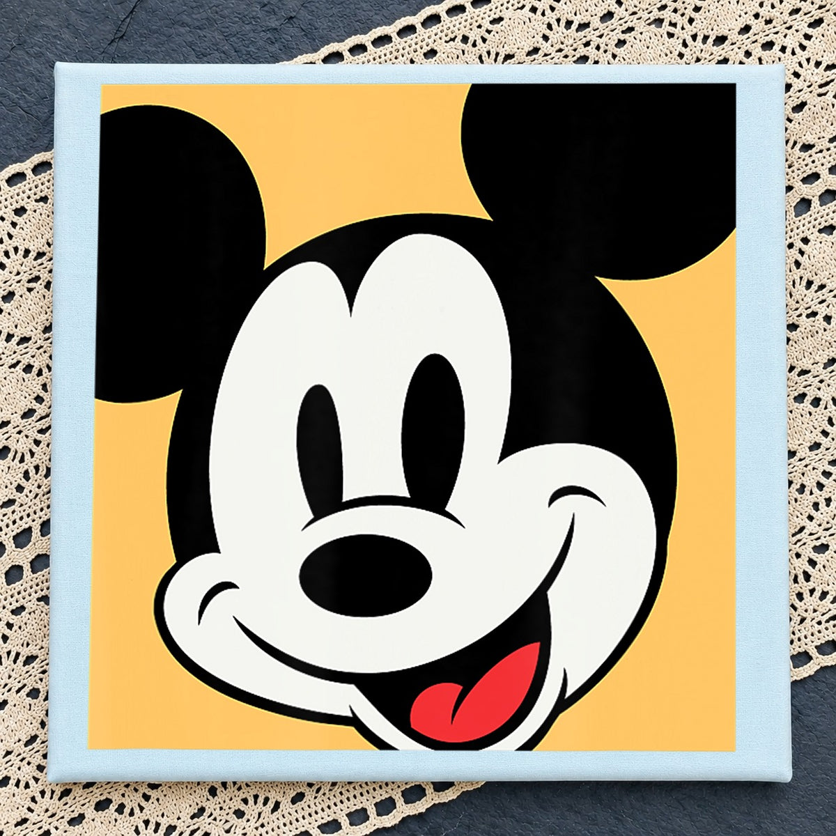 Mickey Mouse Classic Smiling Face Disney Character PNG