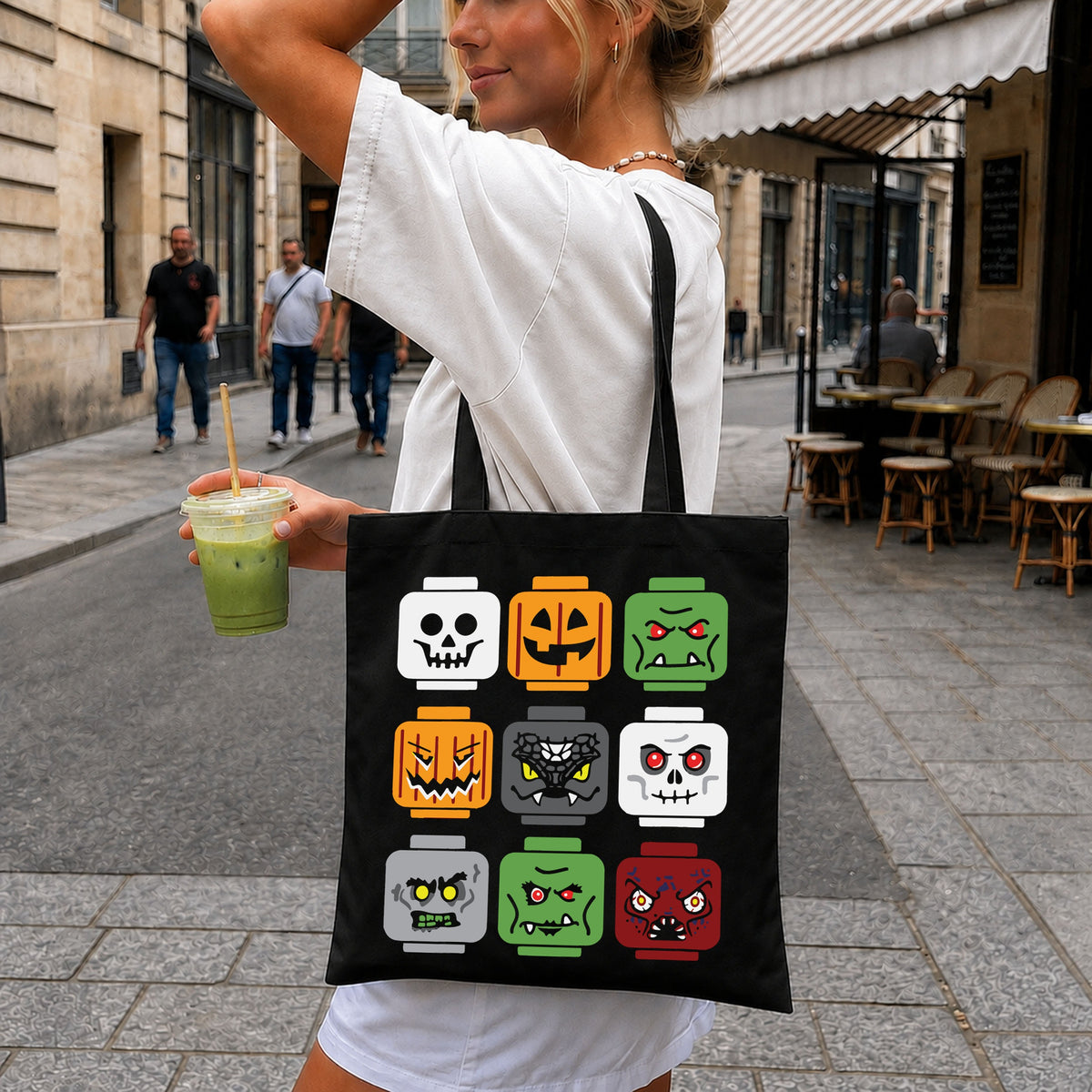 Halloween Lego Faces Monster Bundle Cricut Cut File SVG