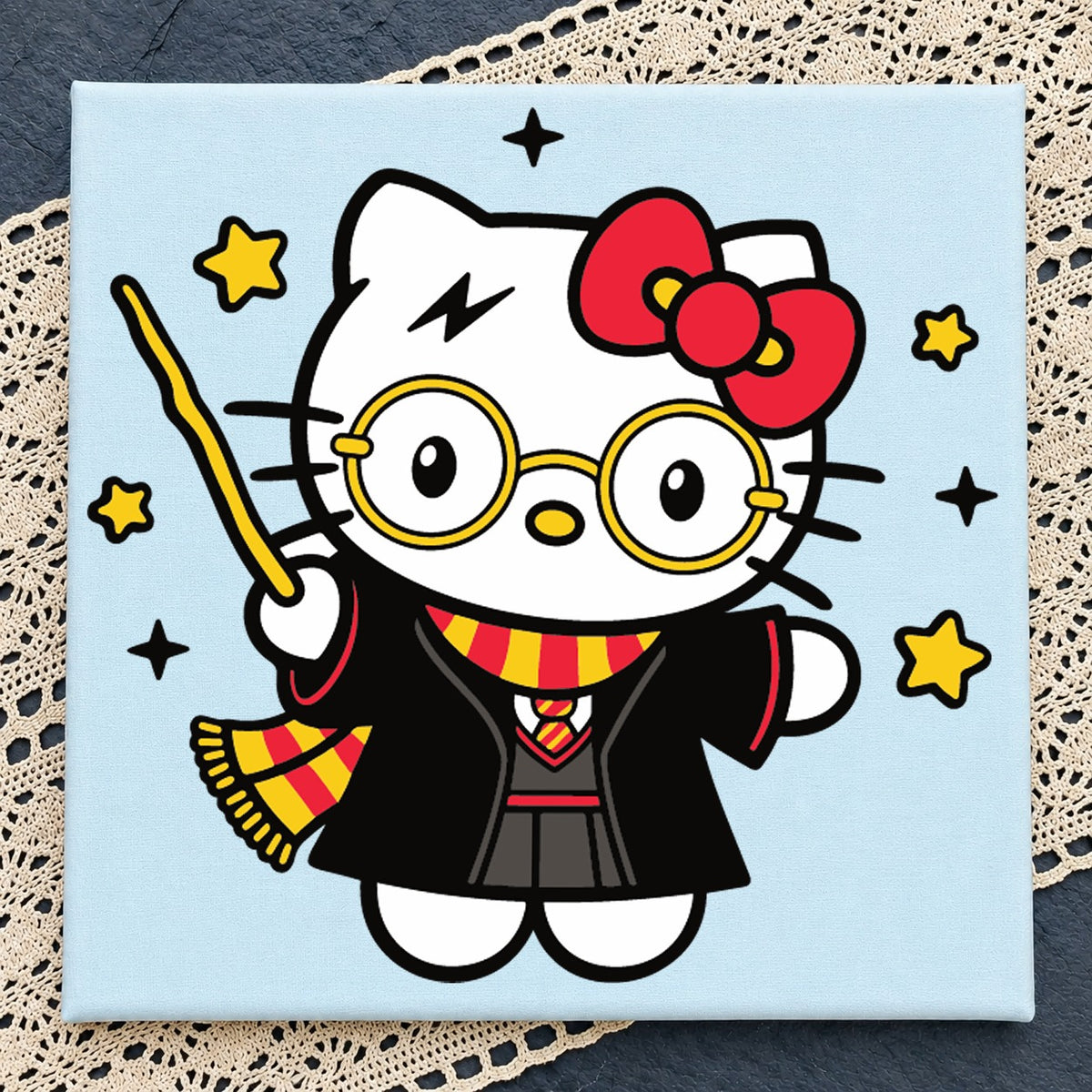 Hello Kitty Harry Potter Wizard Costume Cricut File SVG