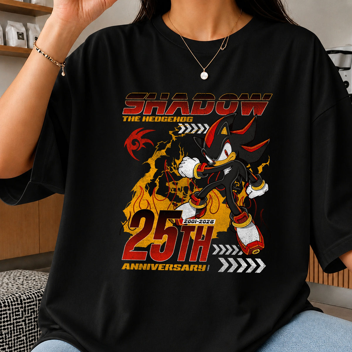 Shadow The Hedgehog PNG, 25th Anniversary Sonic PNG, Retro Gaming PNG