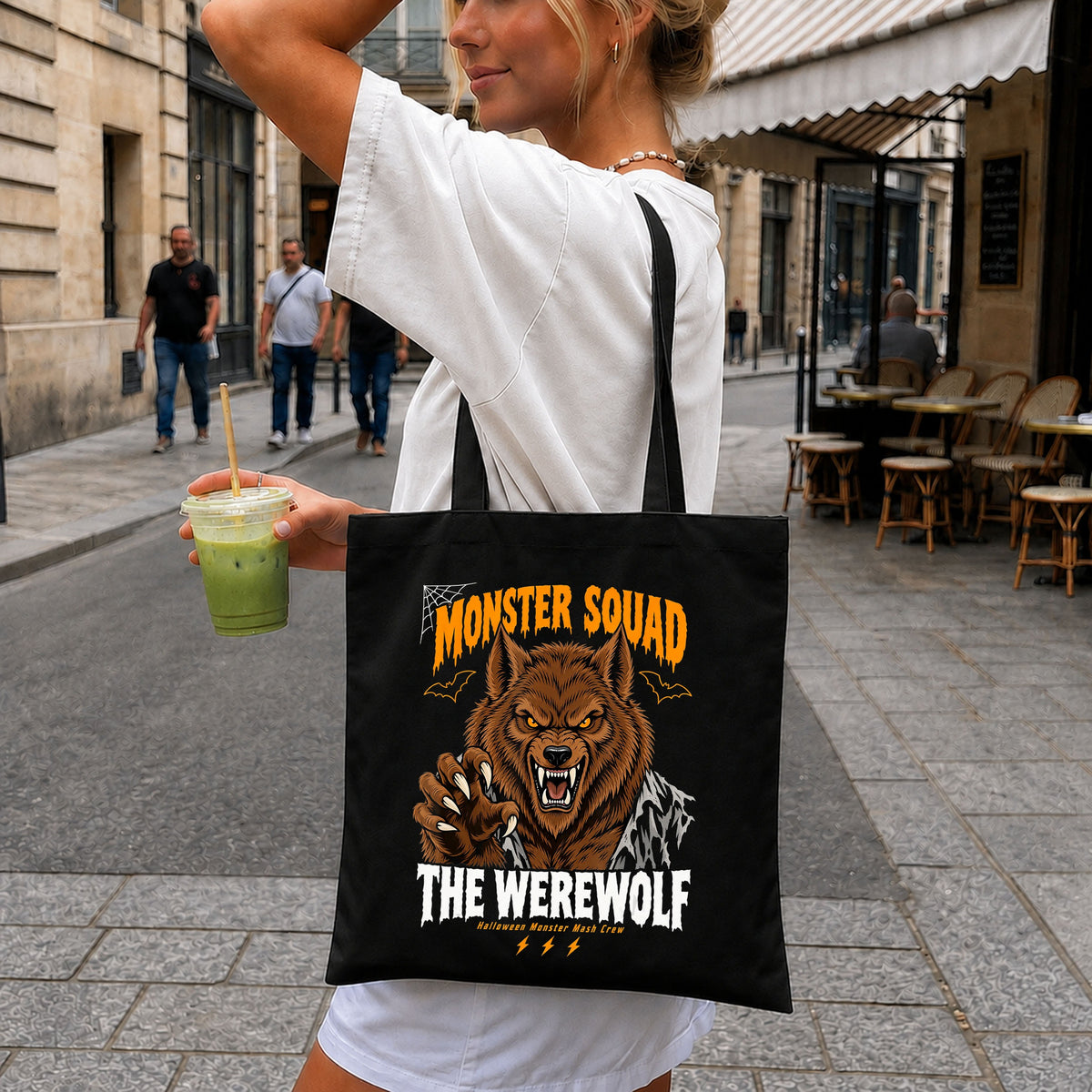 Monster Squad Werewolf Halloween Horror Crew PNG