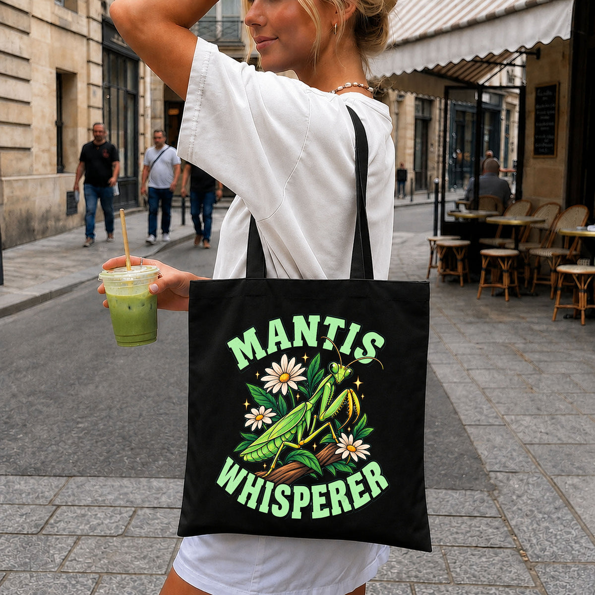 Mantis Whisperer Praying Mantis Floral Daisy PNG