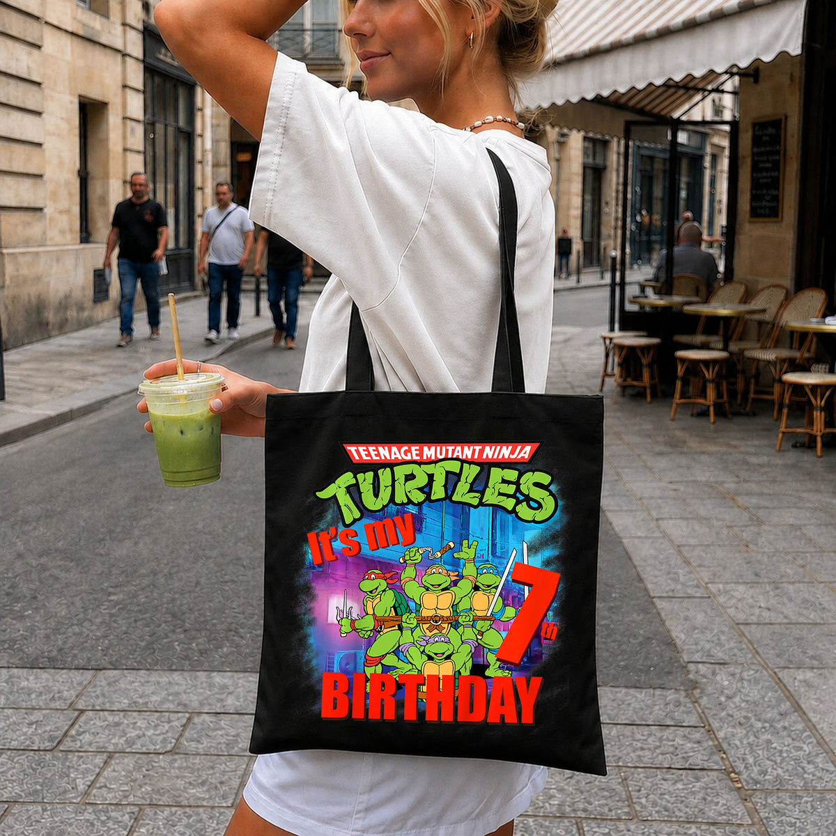 Teenage Mutant Ninja Turtles It's My 7th Birthday Design PNG