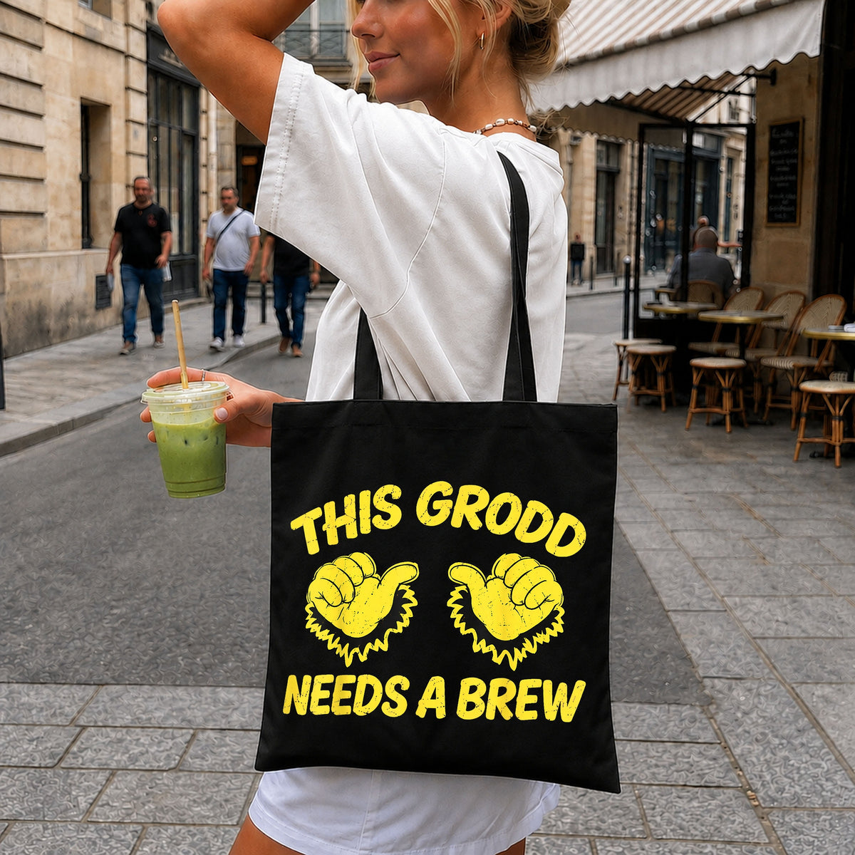 This Grodd Needs A Brew Funny Beer Drinking PNG