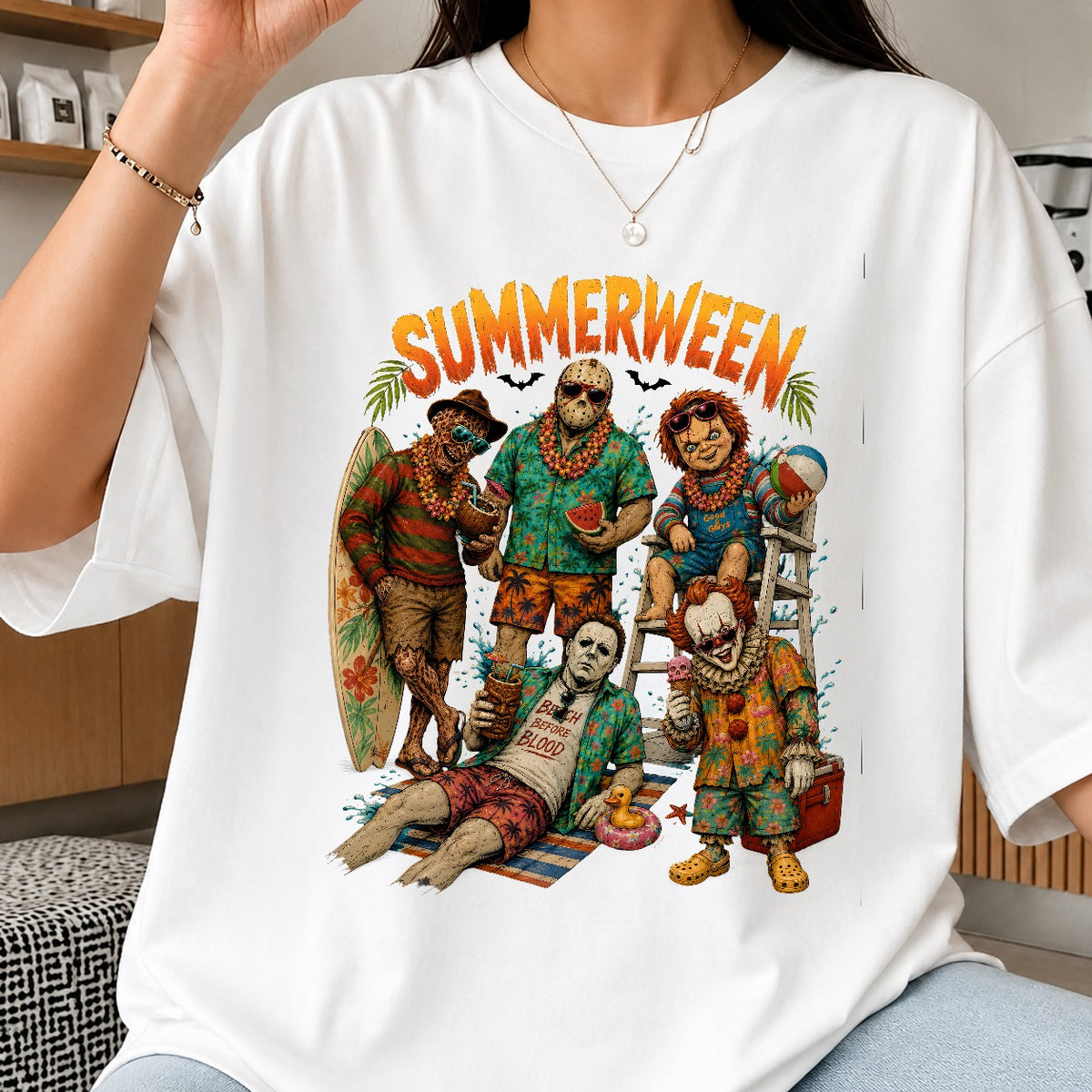 Summerween Horror Icons Beach PNG | SvgBundleHub