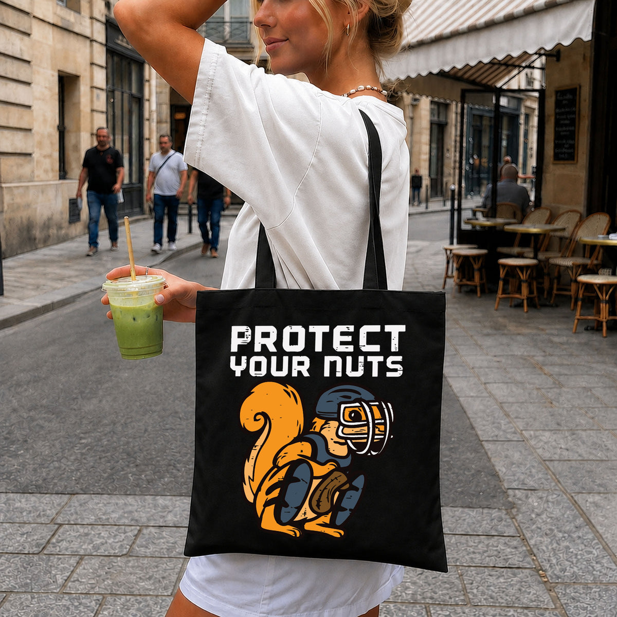 Protect Your Nuts Football Squirrel Funny Sports PNG