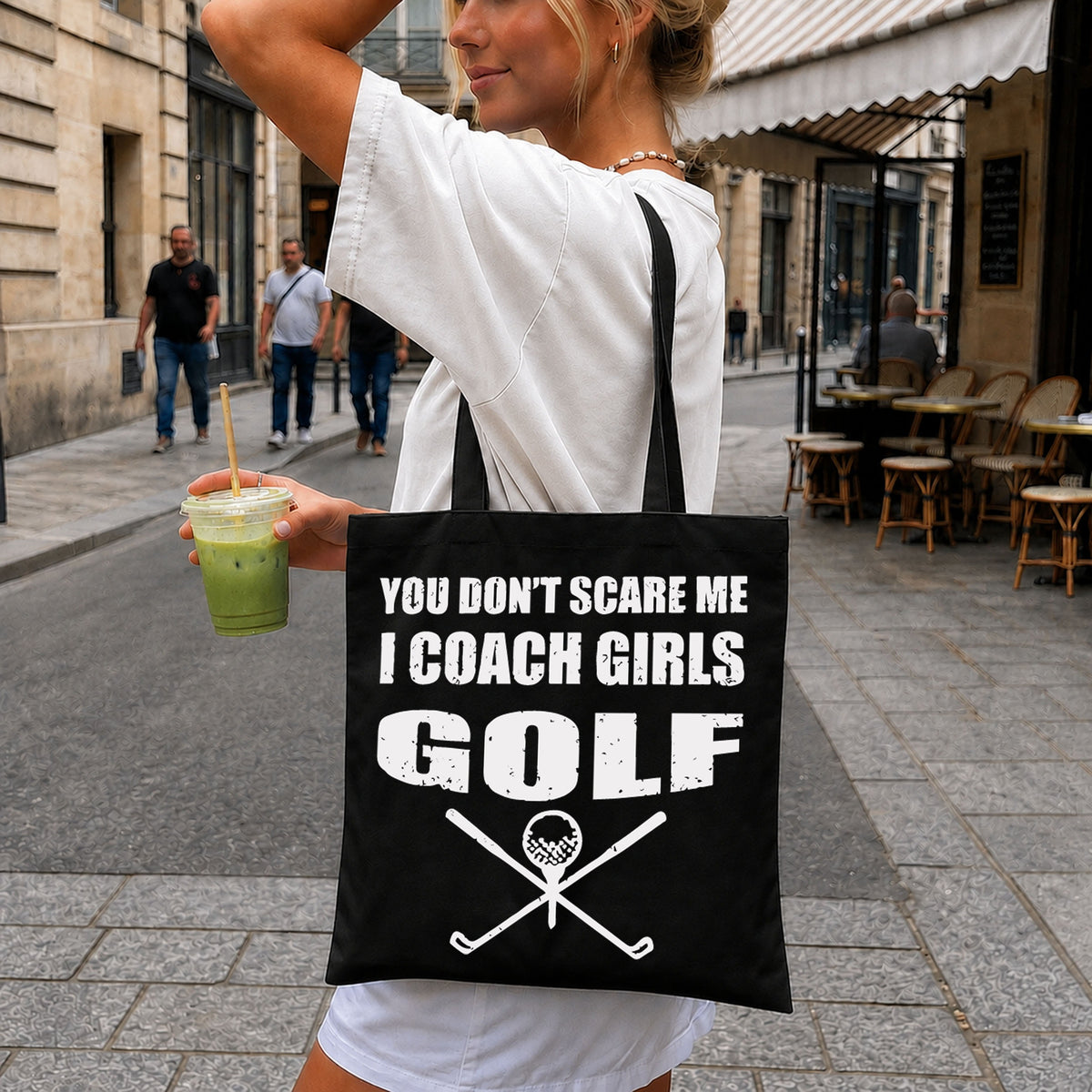 You Don't Scare Me I Coach Girls Golf Clipart PNG