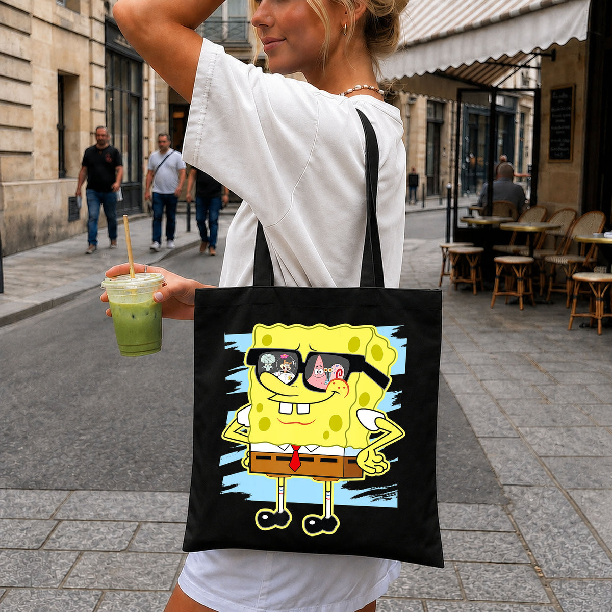 Spongebob Squarepants Sunglasses Friends Reflection PNG