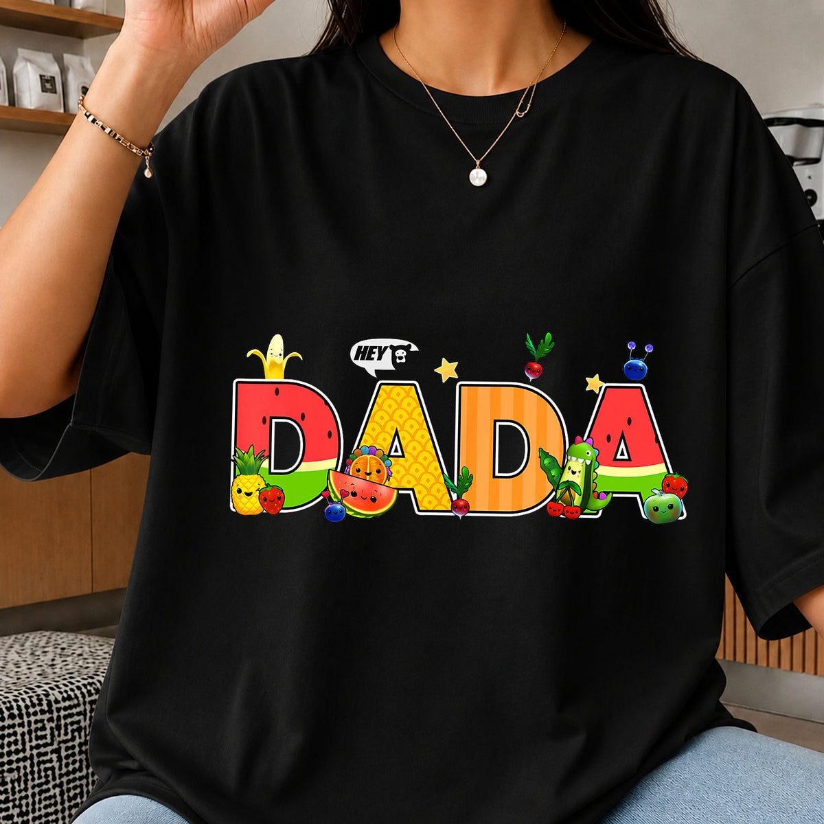 Funny Fruit Dada PNG, Cute Fruit Dad Shirt, Father's Day PNG