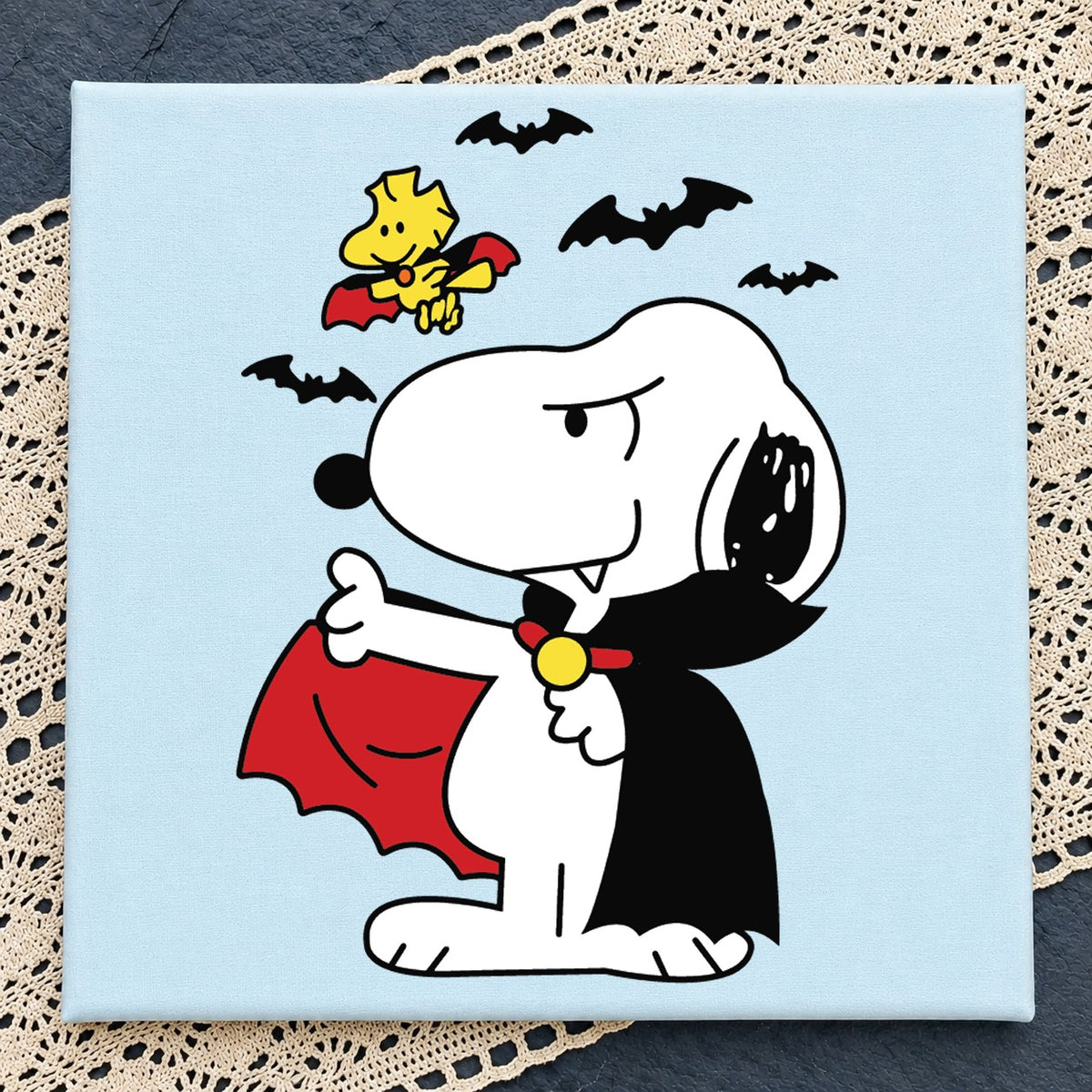 Snoopy Vampire Halloween SVG, Funny Spooky Superhero Design