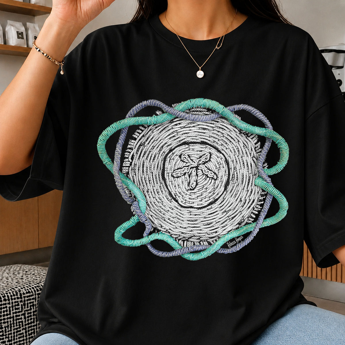 Boho Rope Basket Clipart PNG, Woven Basket PNG, Macrame PNG