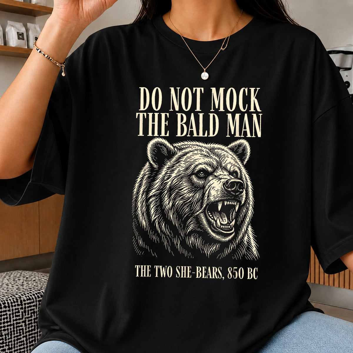 Funny Bald Man Bear Quote PNG, Grizzly Bear PNG, Sarcastic Bear PNG