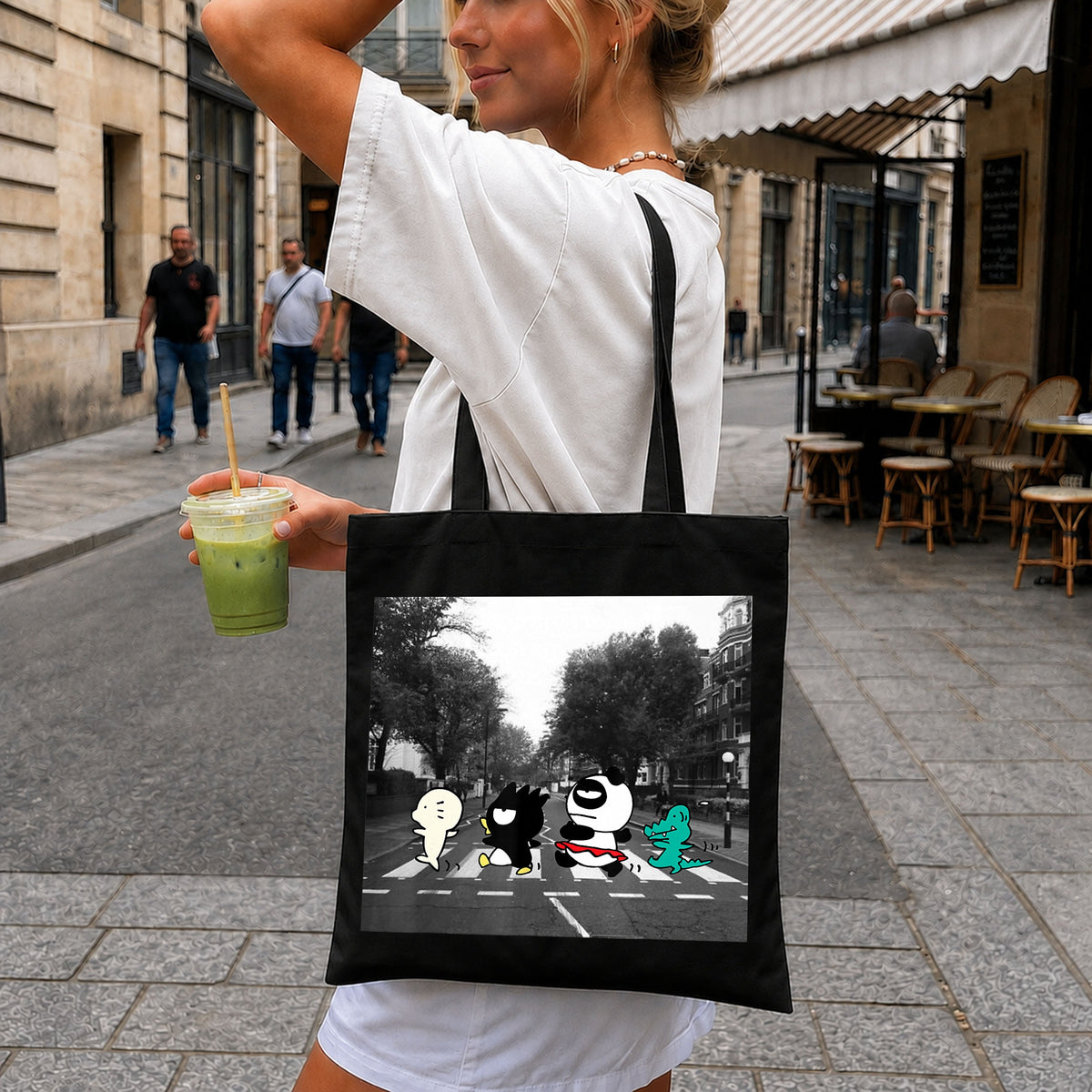 Sanrio Abbey Road Crosswalk PNG, Cute Kawaii Clipart