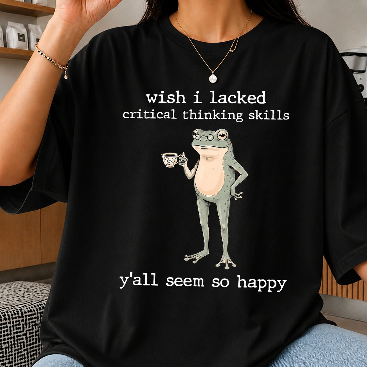 Funny Frog Critical Thinking PNG, Sarcastic Frog PNG, Meme PNG