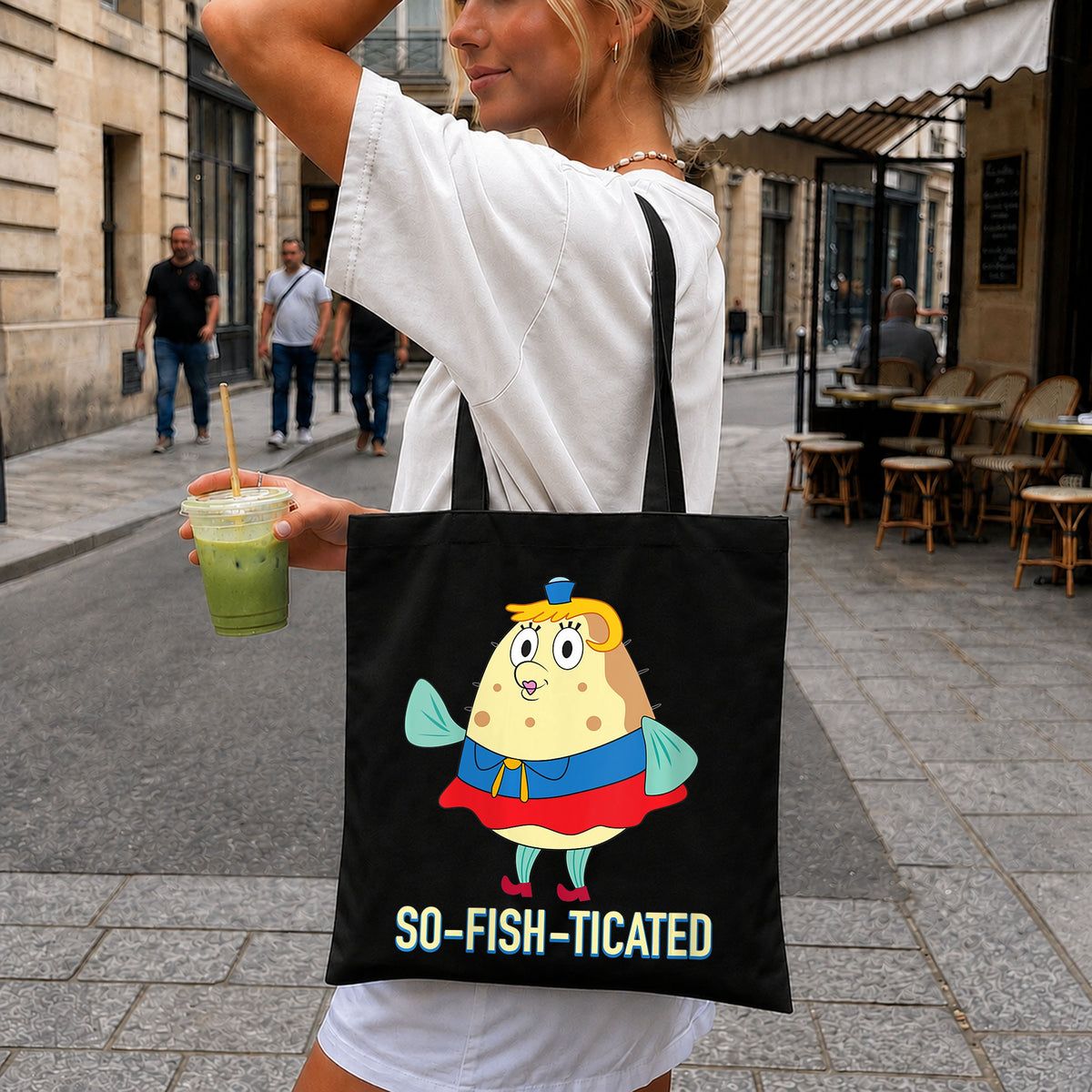 Mrs Puff So-Fish-Ticated Fancy Lady SpongeBob PNG