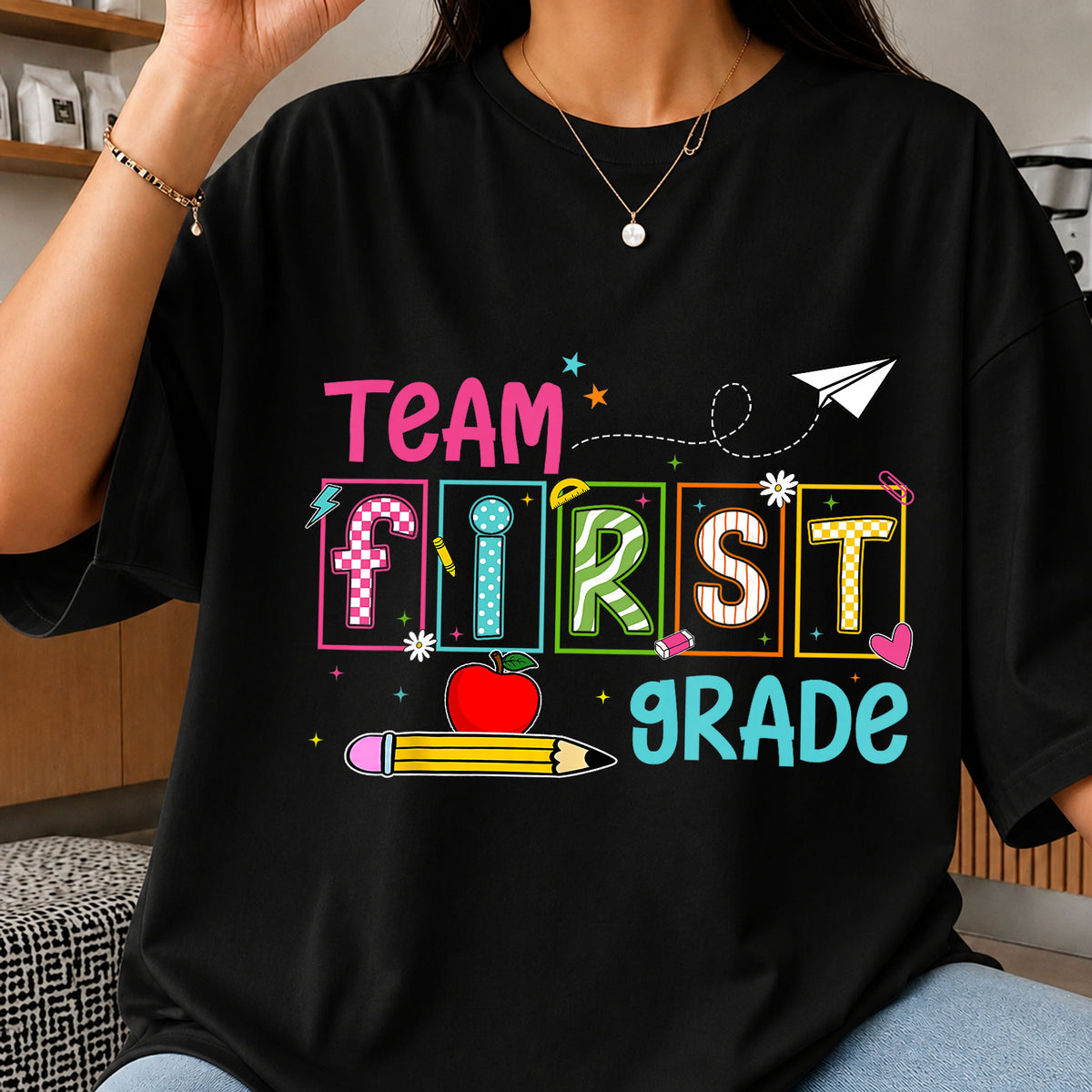 Team First Grade PNG, Back To School PNG, 1st Grade PNG