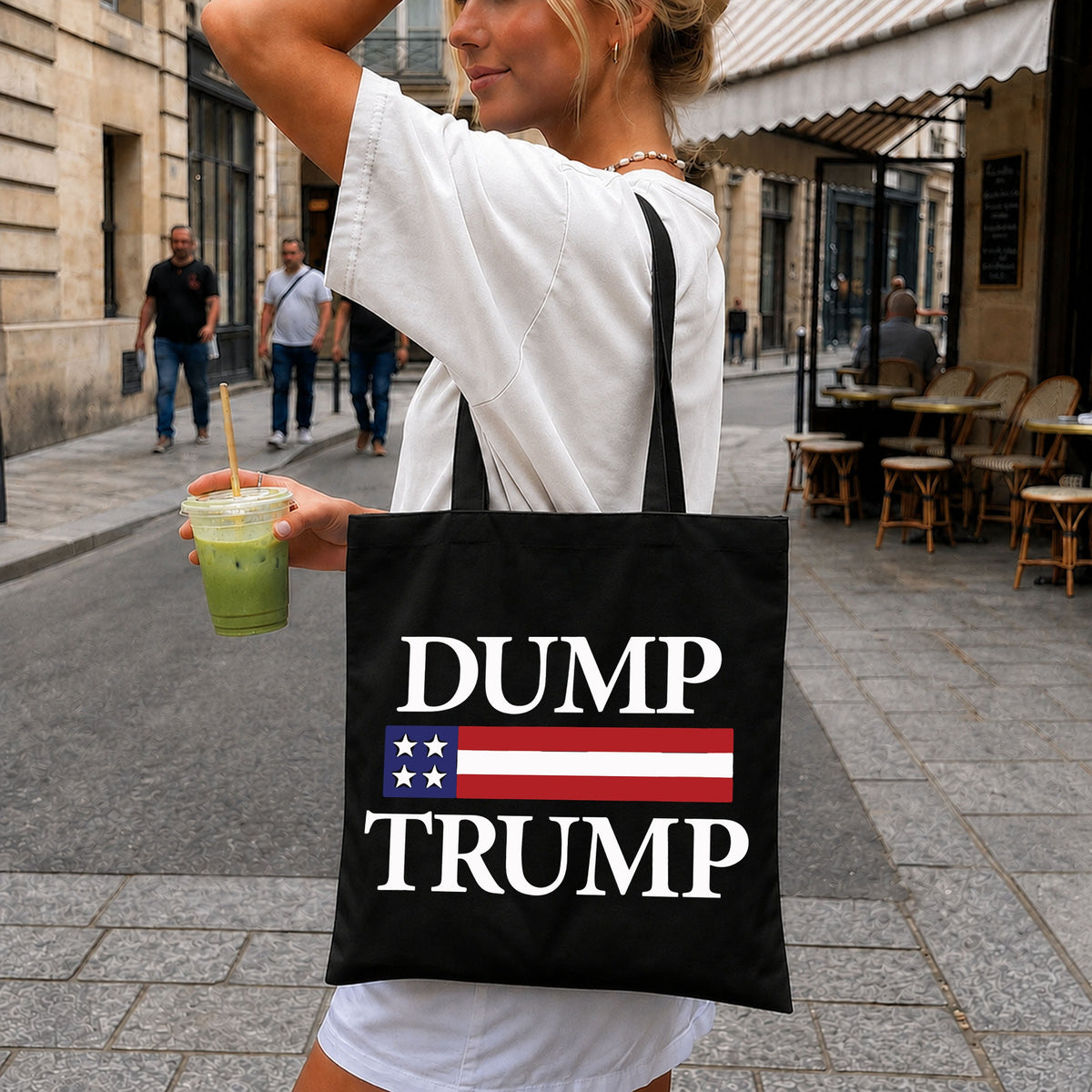 Dump Trump SVG, Anti Political American Flag Clipart