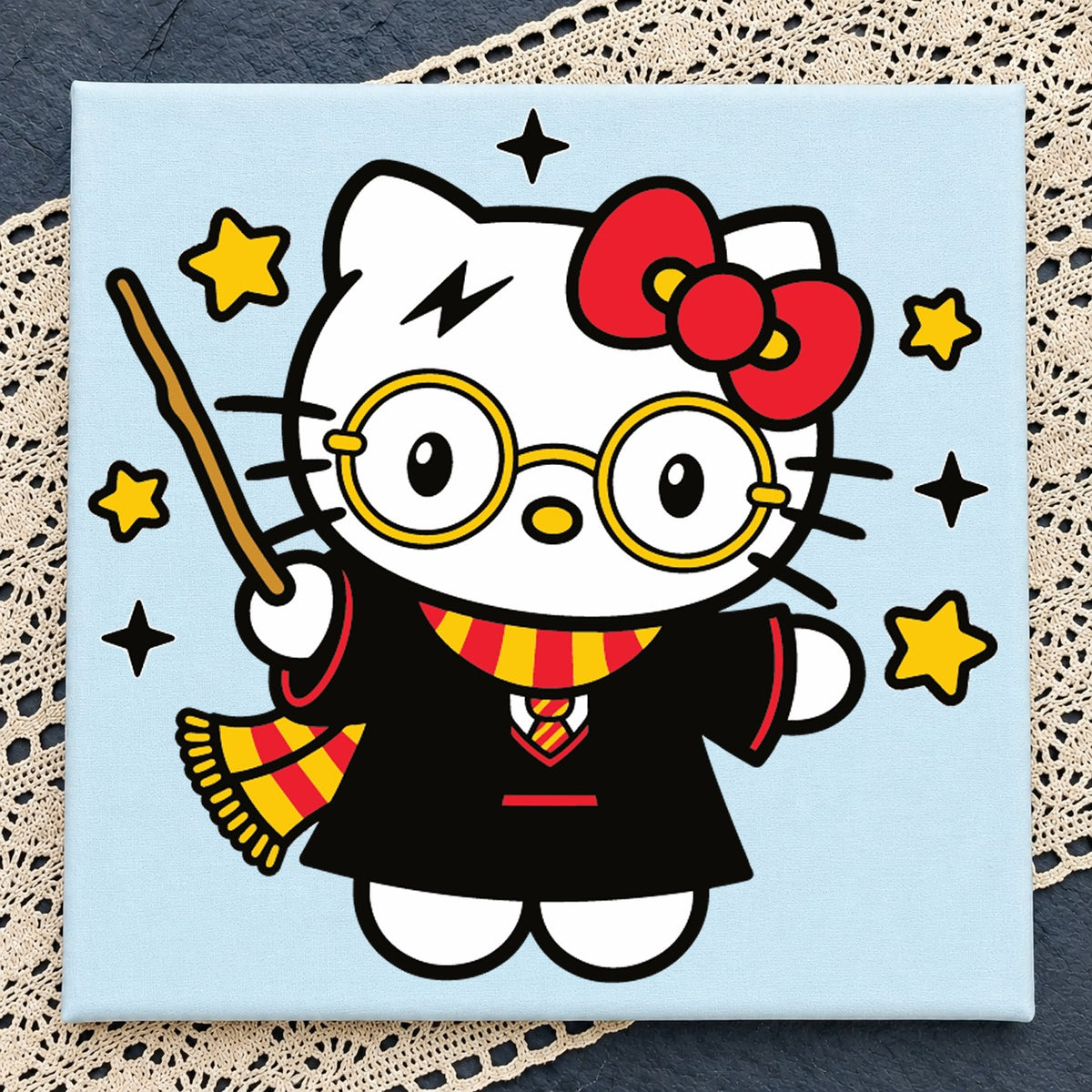 Hello Kitty Wizard Harry Potter Cricut Cut File SVG