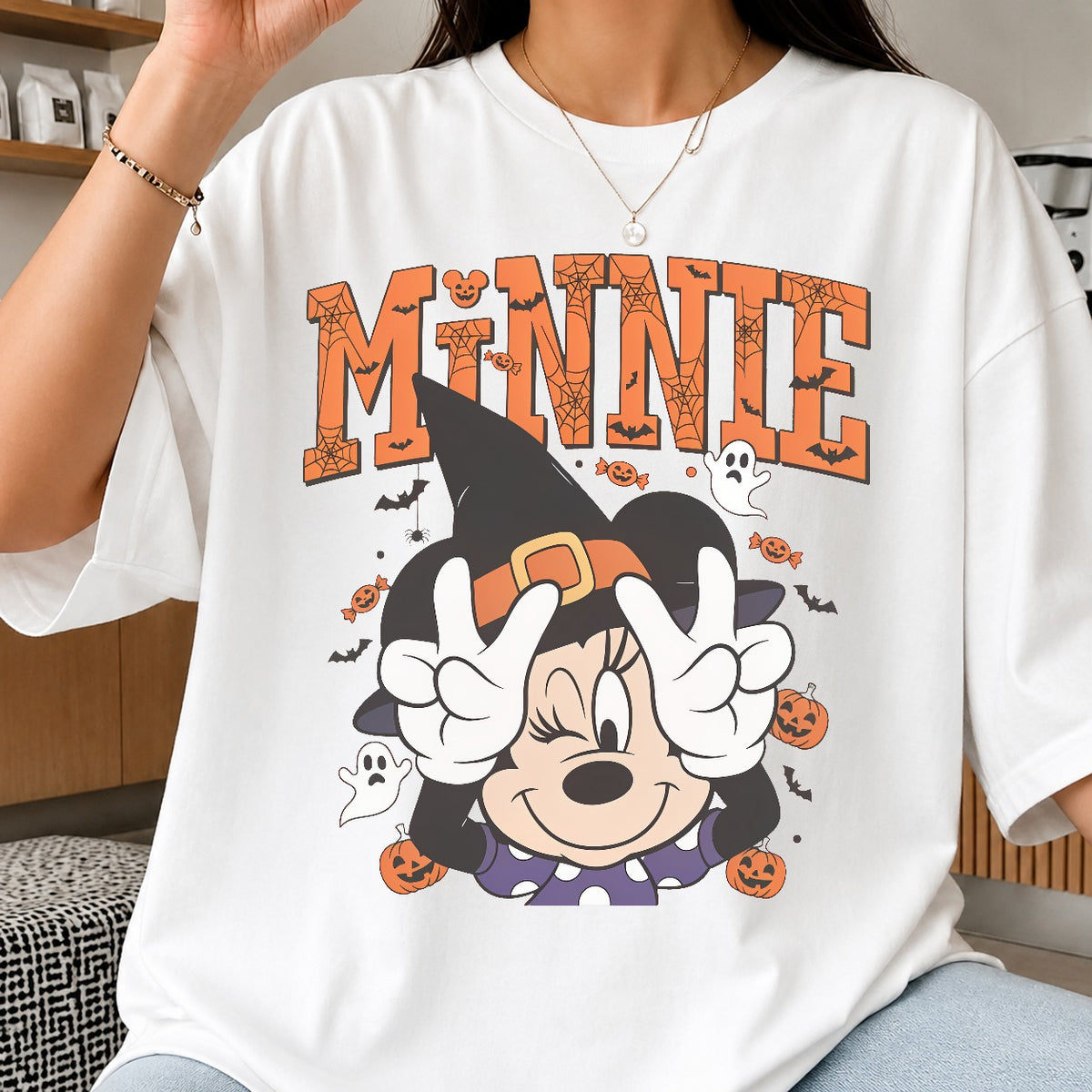 Minnie Witch Halloween PNG, Spooky Mouse | SvgBundleHub