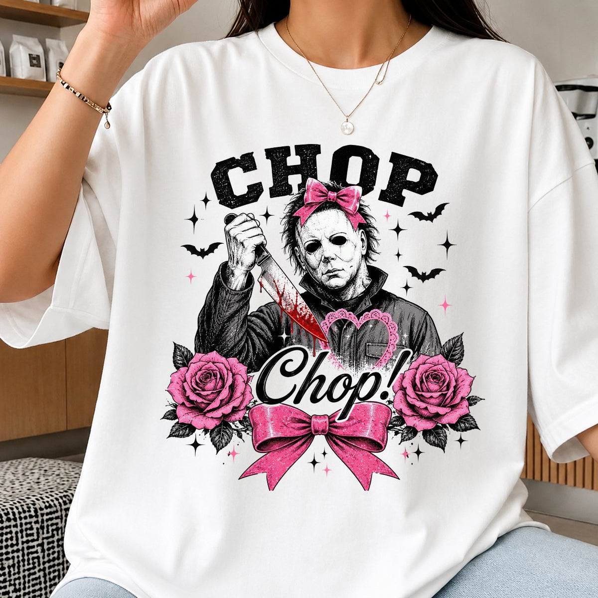 Michael Myers Chop Chop Halloween PNG | SvgBundleHub