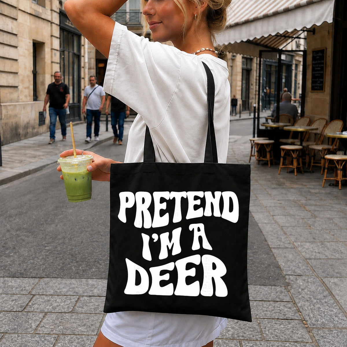 Pretend I'm A Deer PNG, Funny Halloween Costume Quote