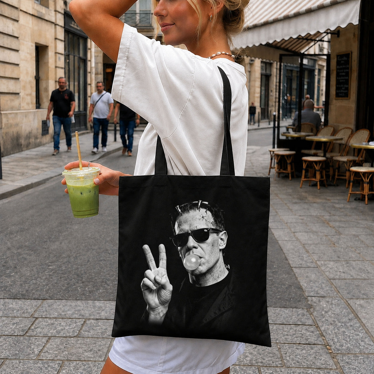 Frankenstein Bubblegum Peace Sign Sunglasses Cool PNG