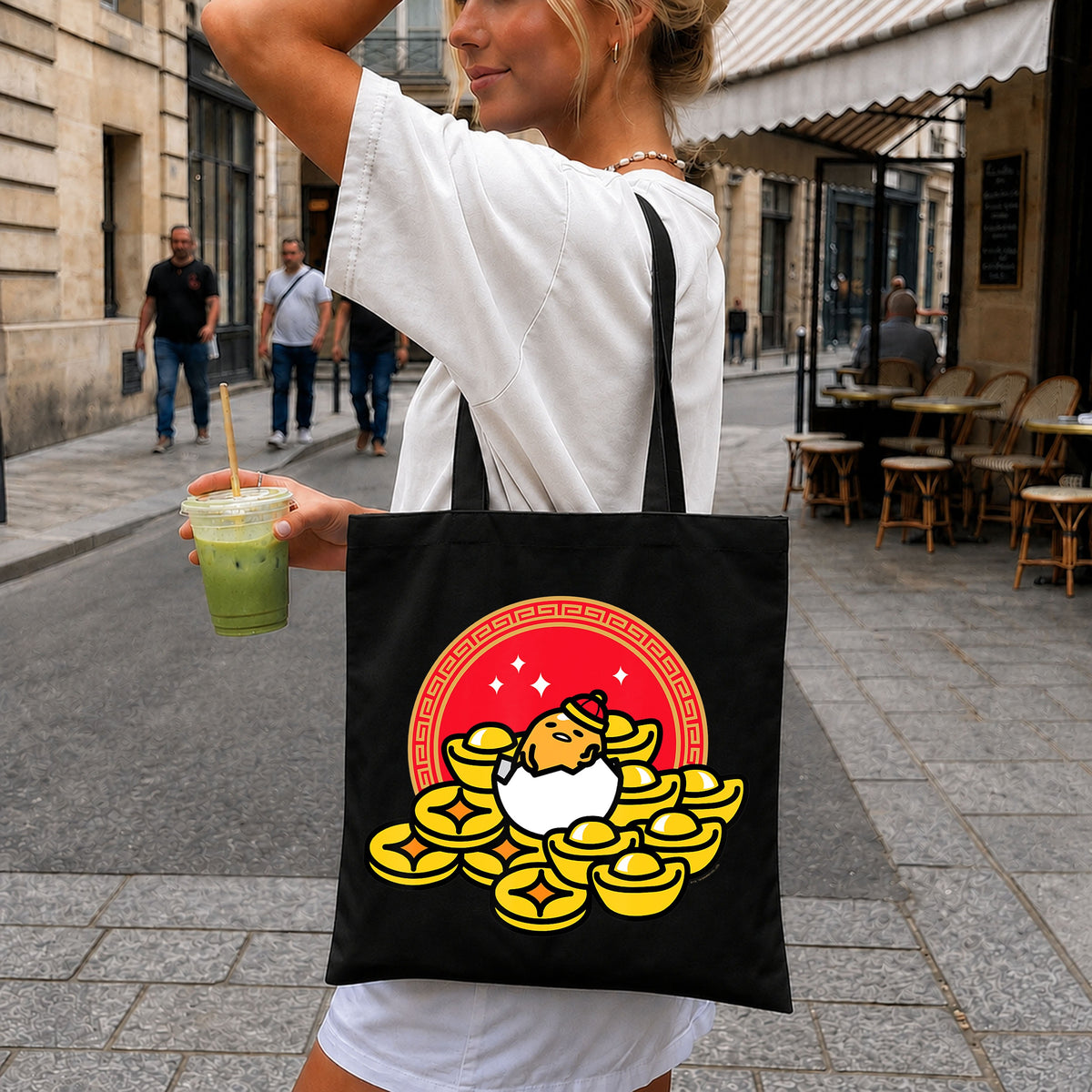 Gudetama Chinese New Year Gold Coins Lucky Egg PNG