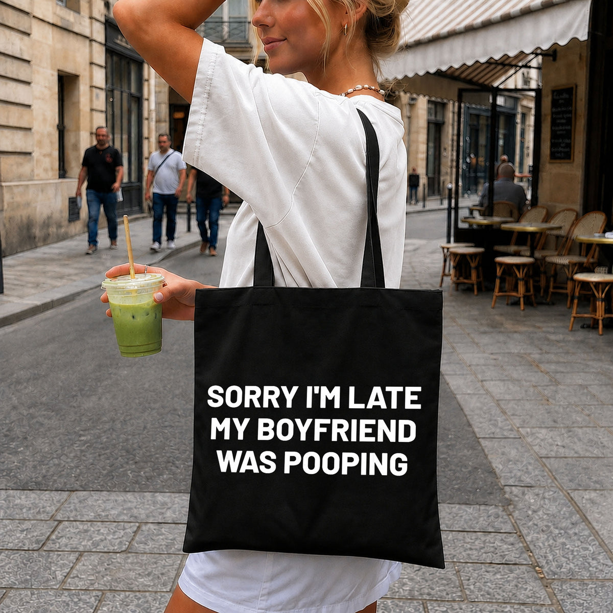 Sorry I'm Late My Boyfriend Was Pooping Funny PNG