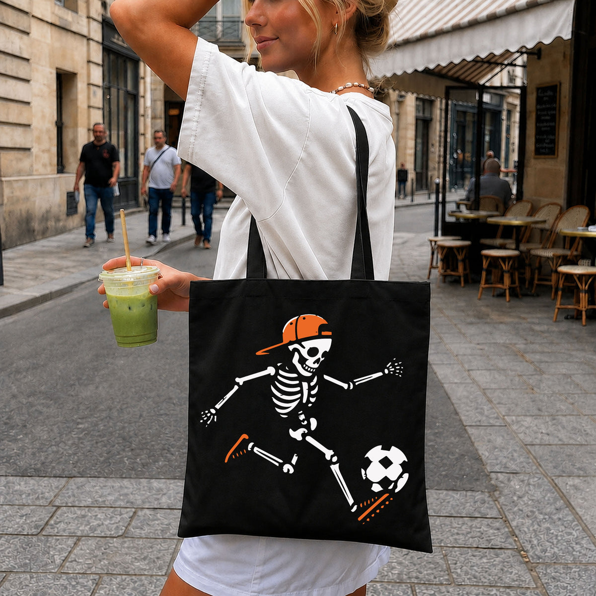 Skeleton Soccer Player SVG, Halloween Sports Cricut File