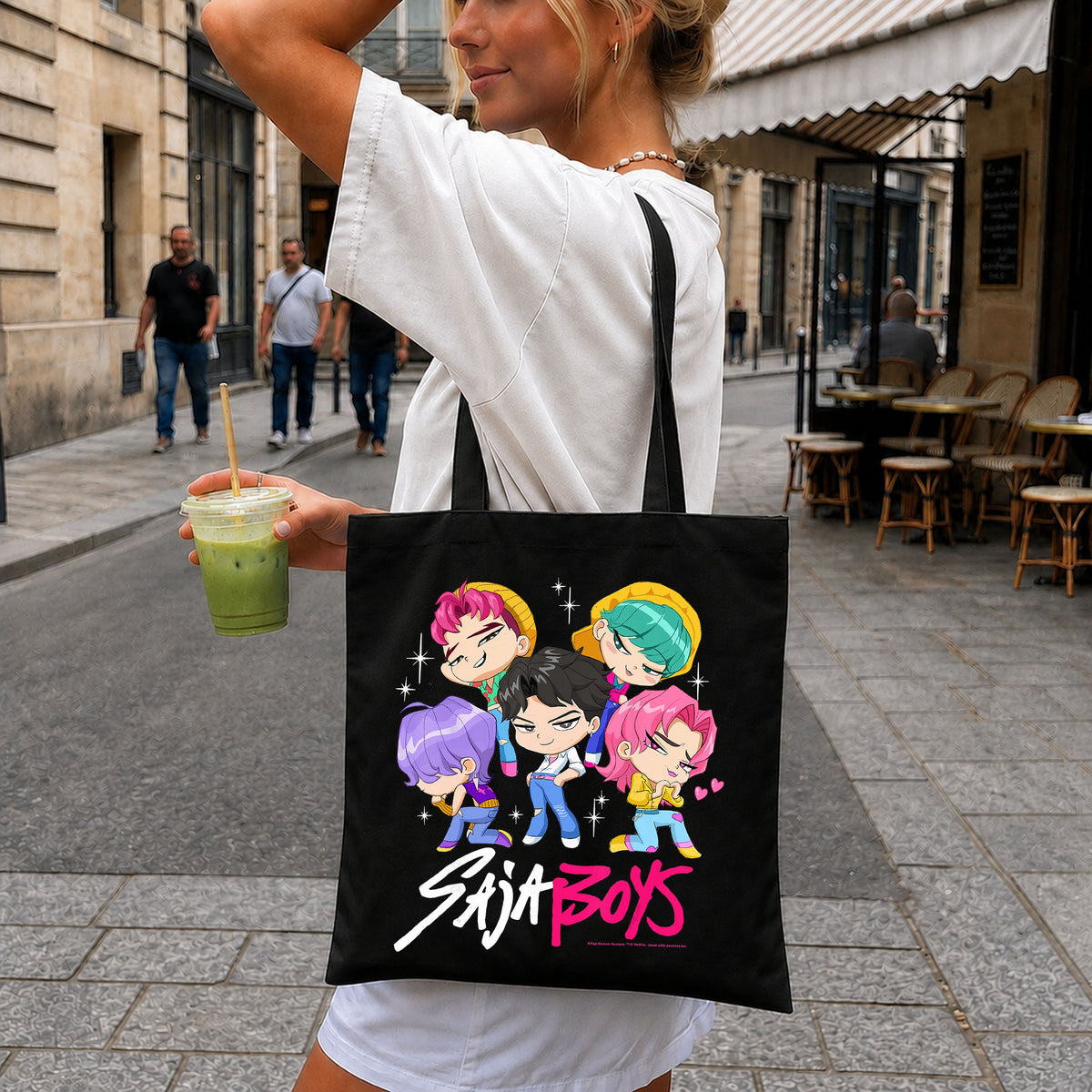 Saja Boys Chibi Kpop Group Characters Clipart PNG