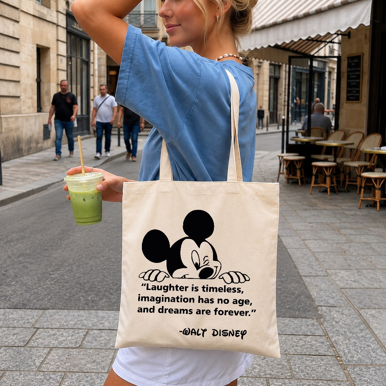 Mickey Mouse Peeking SVG, Disney Quote SVG, Walt Disney PNG
