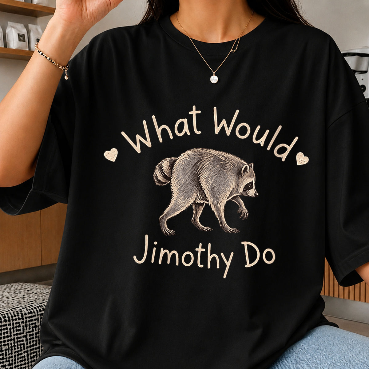 Jimothy Do Raccoon PNG, Funny Raccoon Shirt PNG, Cute Raccoon PNG