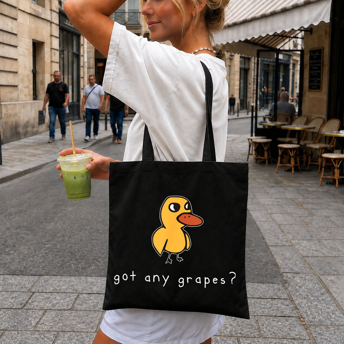 Got Any Grapes Duck Meme Funny Song Quote PNG