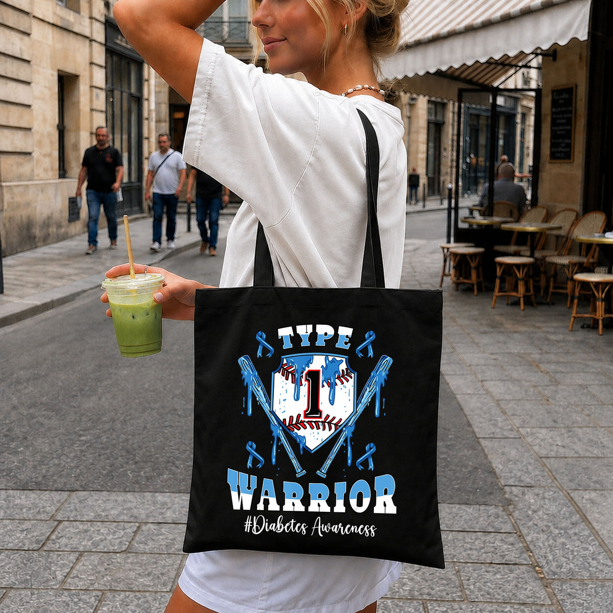 Type 1 Warrior Baseball Diabetes Awareness Sublimation PNG