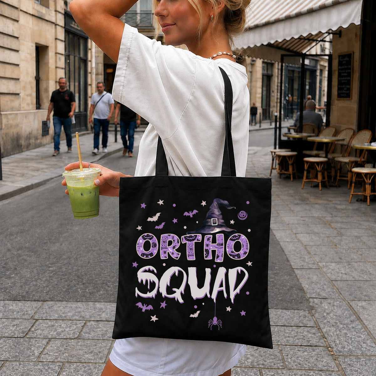 Ortho Squad Halloween Witch Hat PNG, Spooky Medical Clipart