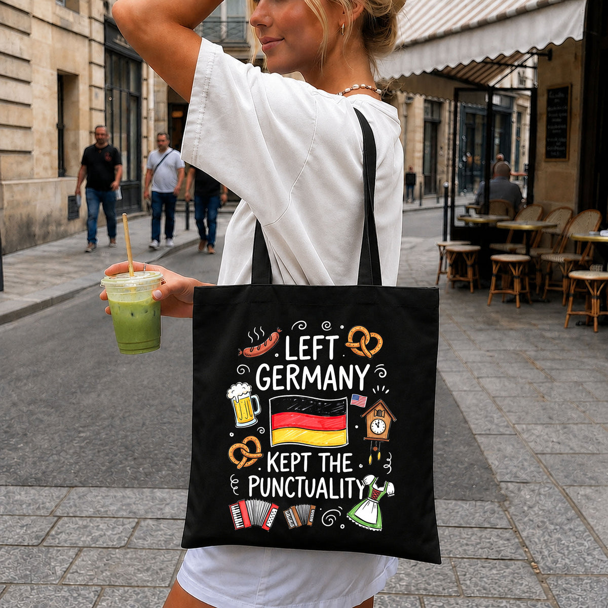 Left Germany Kept The Punctuality Funny German PNG
