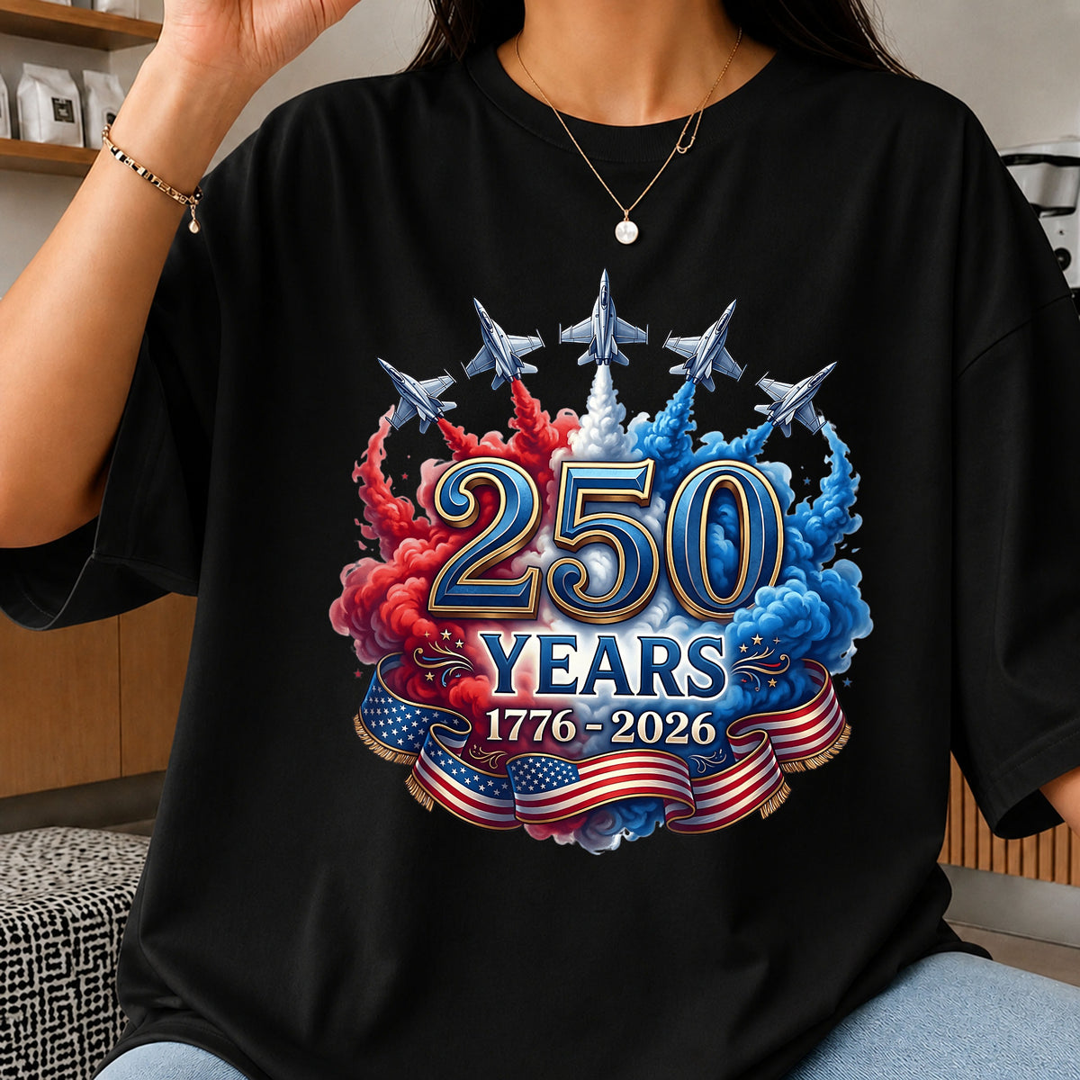 America 250 Years PNG, 1776 2026 USA Anniversary, Patriotic PNG