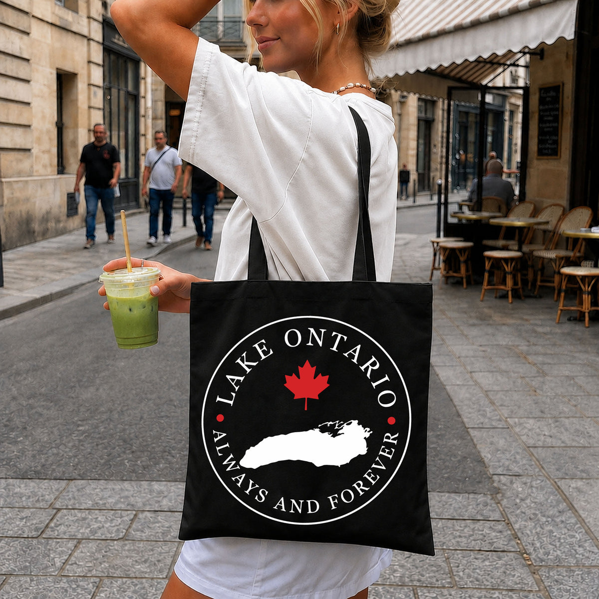Lake Ontario SVG, Canadian Map Maple Leaf Vinyl Clipart