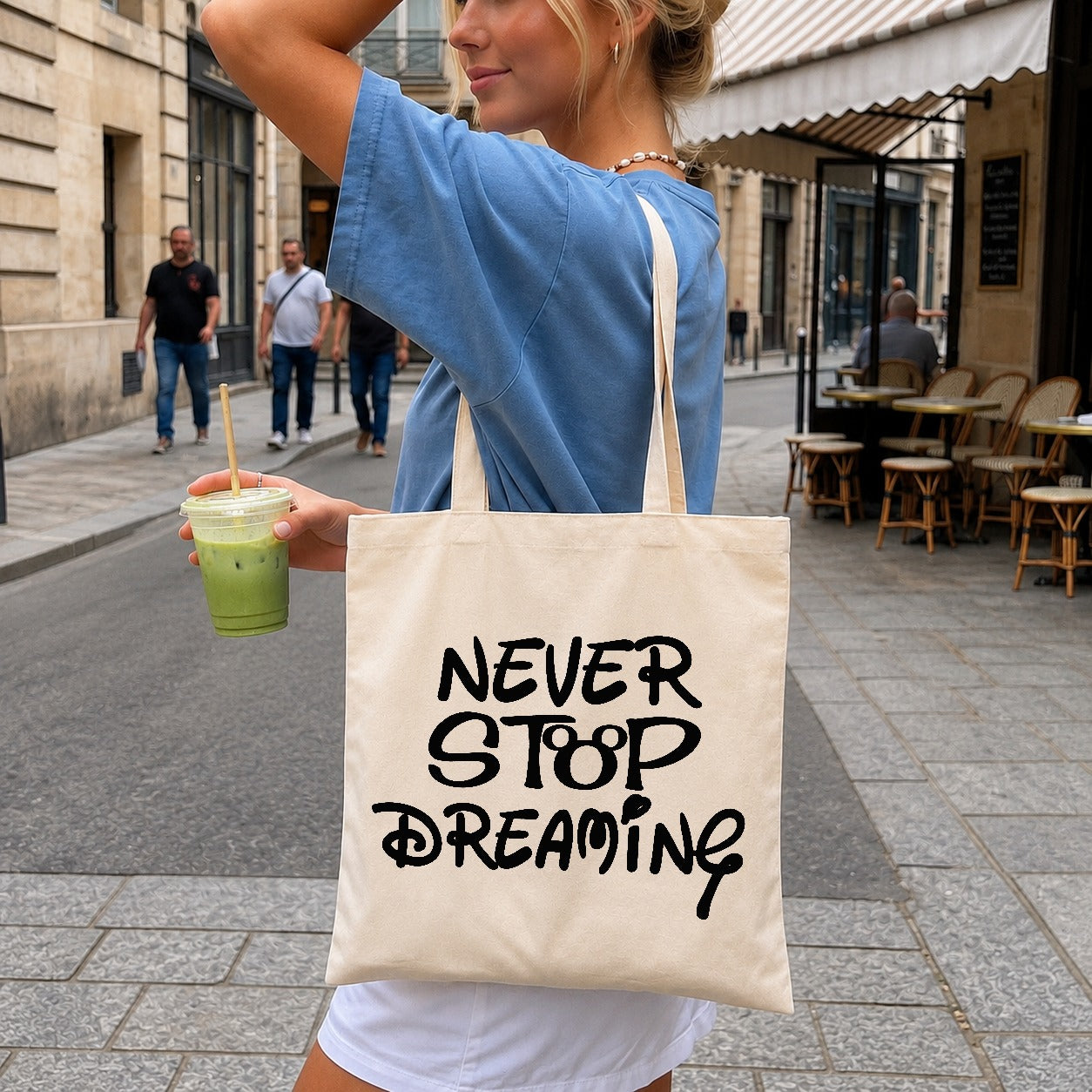 Never Stop Dreaming SVG, Disney Quote SVG, Inspirational SVG PNG