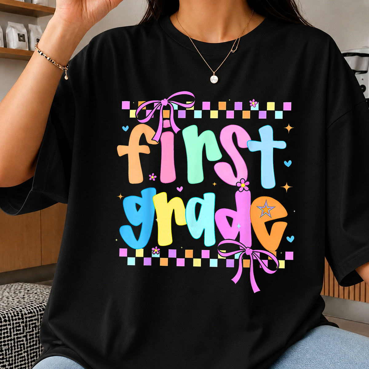 First Grade PNG, Back To School Sublimation, Teacher PNG