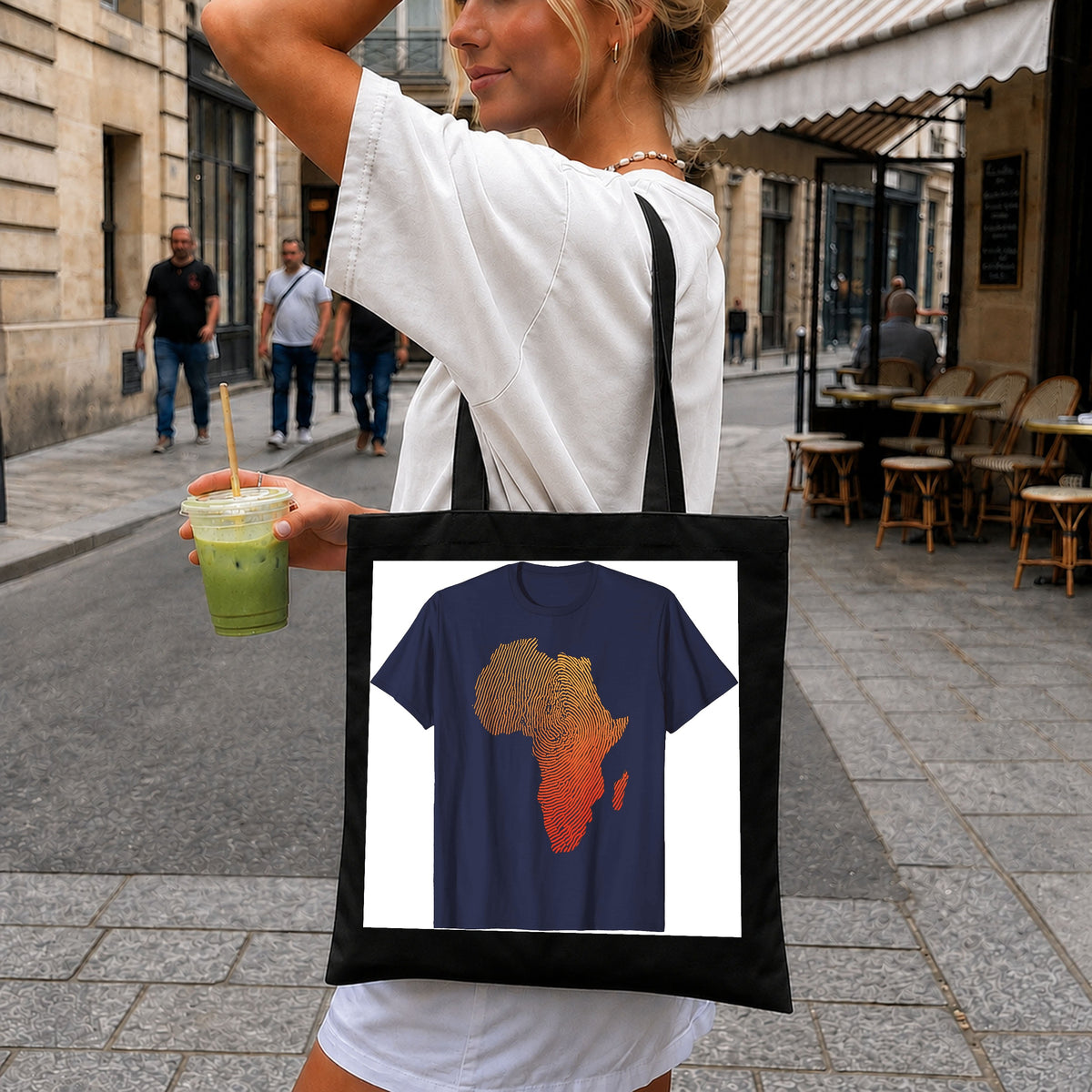 Africa Map Fingerprint PNG, African Pride Shirt Design, PNG