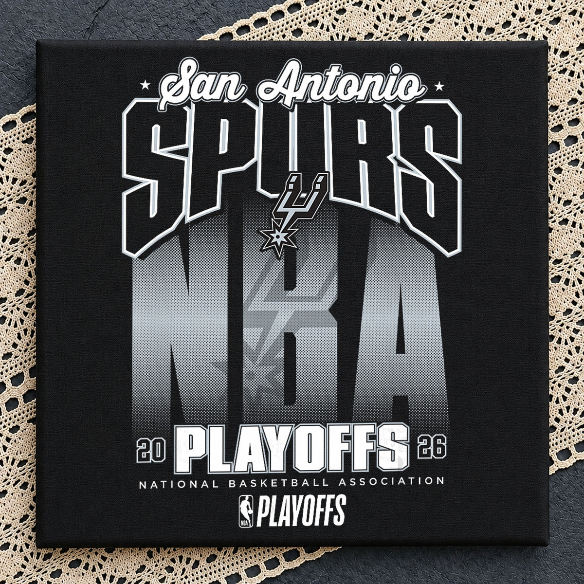 San Antonio Spurs NBA Playoffs 2026 Basketball Team PNG