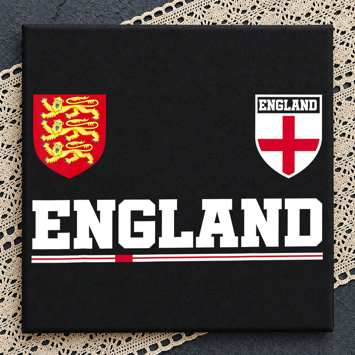 England Three Lions Crest Shield Football Clipart PNG