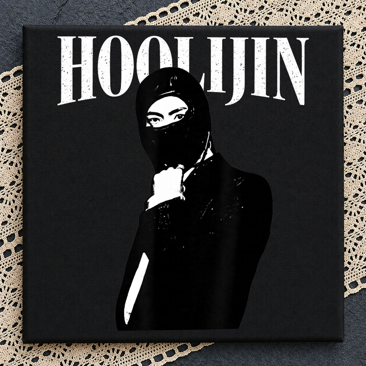 Hoolijin Masked Figure Kpop Idol Portrait PNG