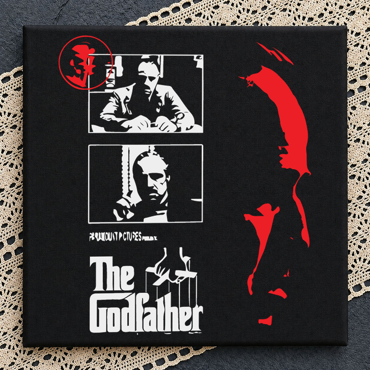 The Godfather Movie Classic Poster Silhouette PNG