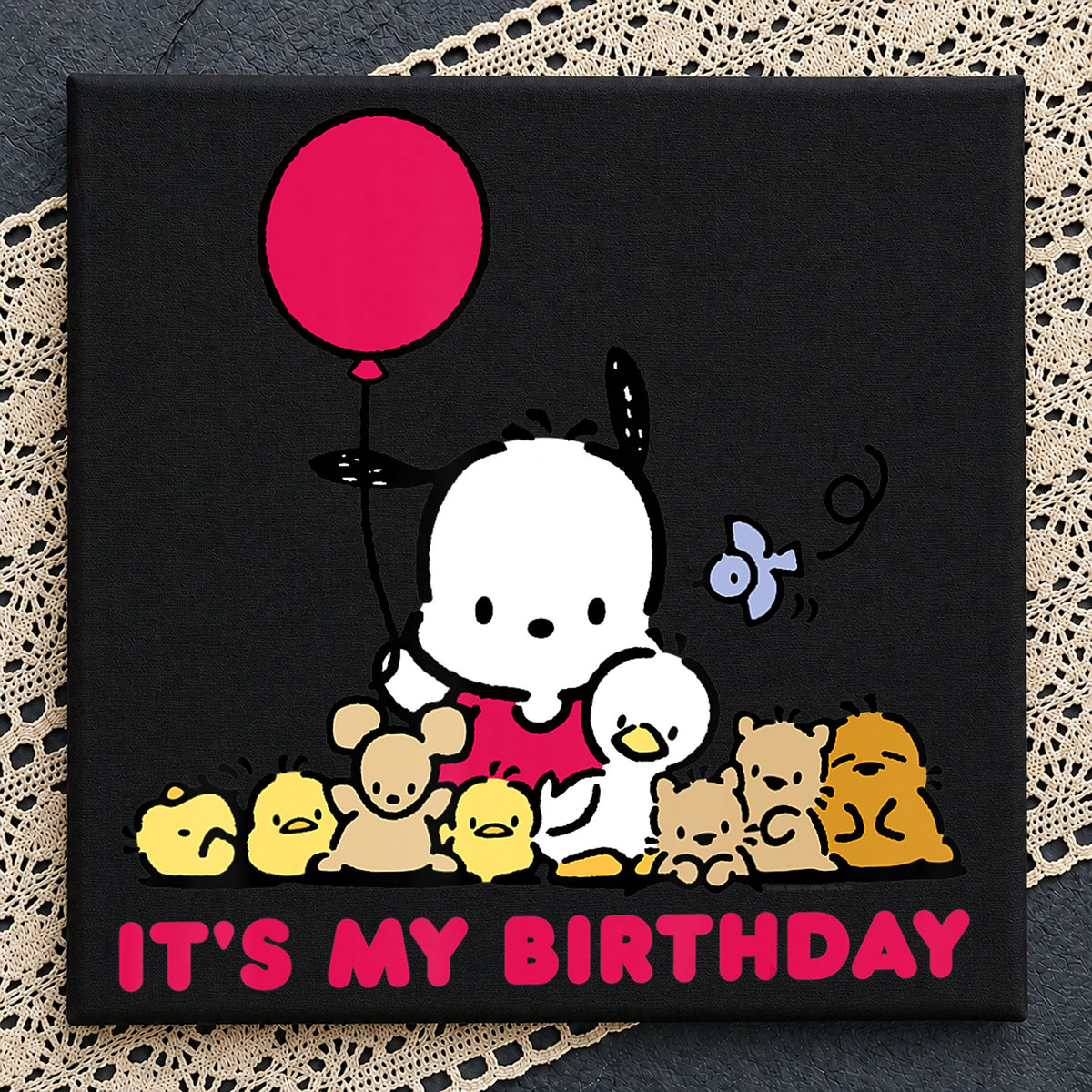 Pochacco It's My Birthday Balloon Animals Sanrio PNG