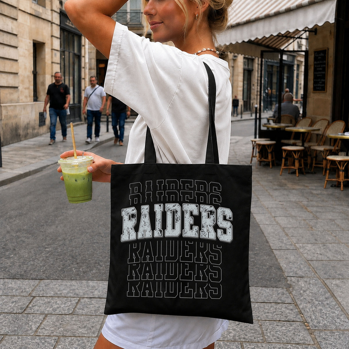 Raiders Repeat Stacked Grunge PNG, Football Team PNG, Sports PNG