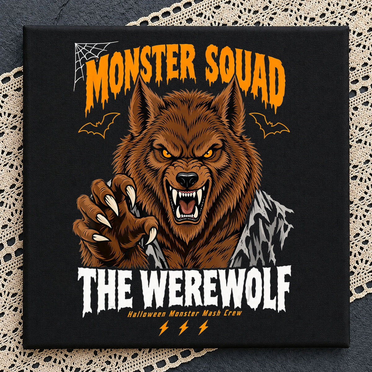 Monster Squad Werewolf Halloween Horror Crew PNG